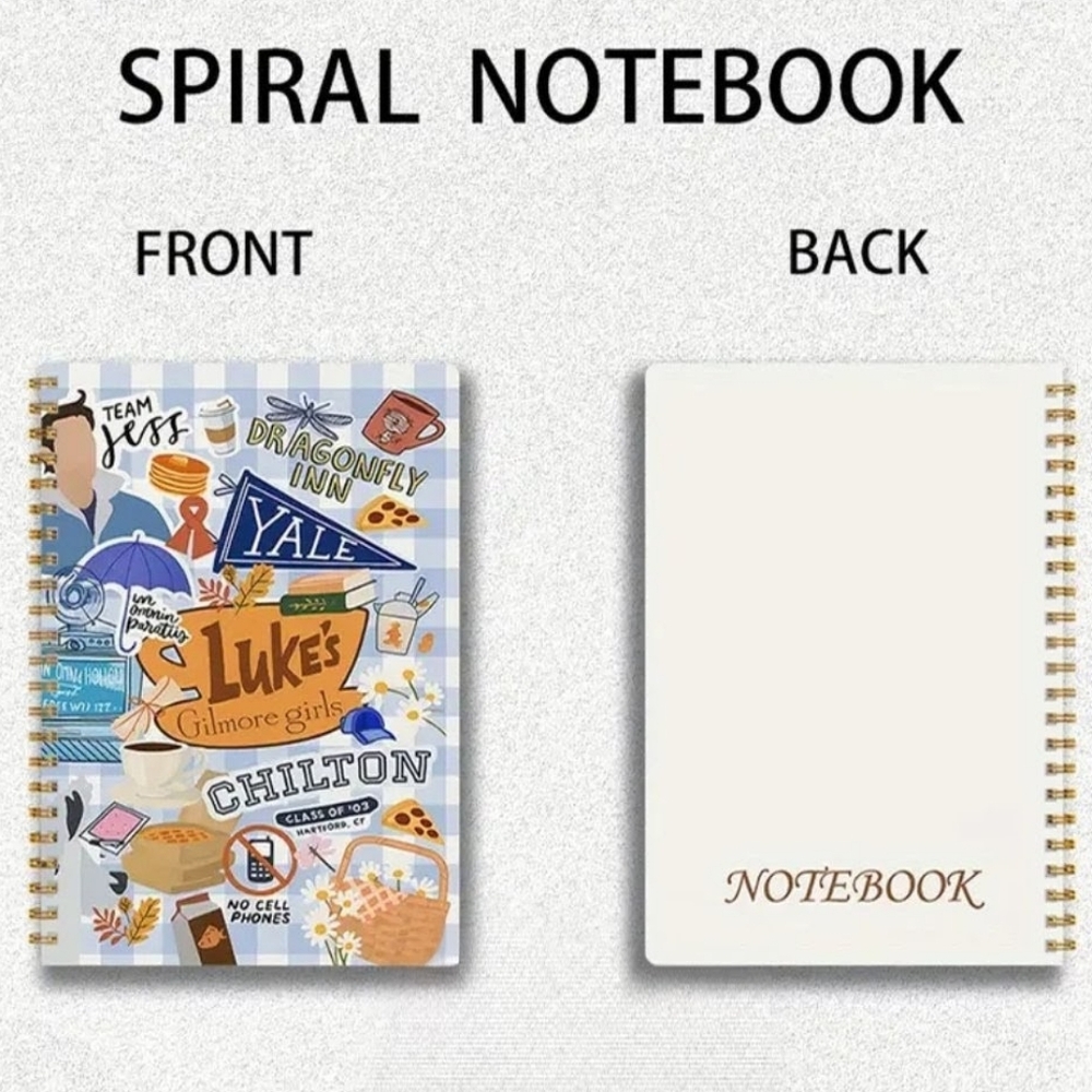 Gilmore Girls Theme Stationary Gift Bundle (Notebook, Tree Ornament, Keychain)🎁 - Picture 5 of 16
